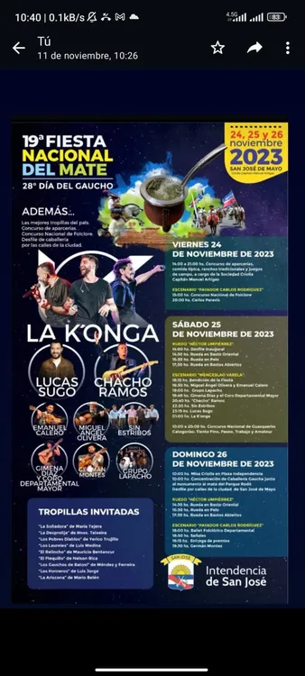 FIESTA MATE PROGRAMAS