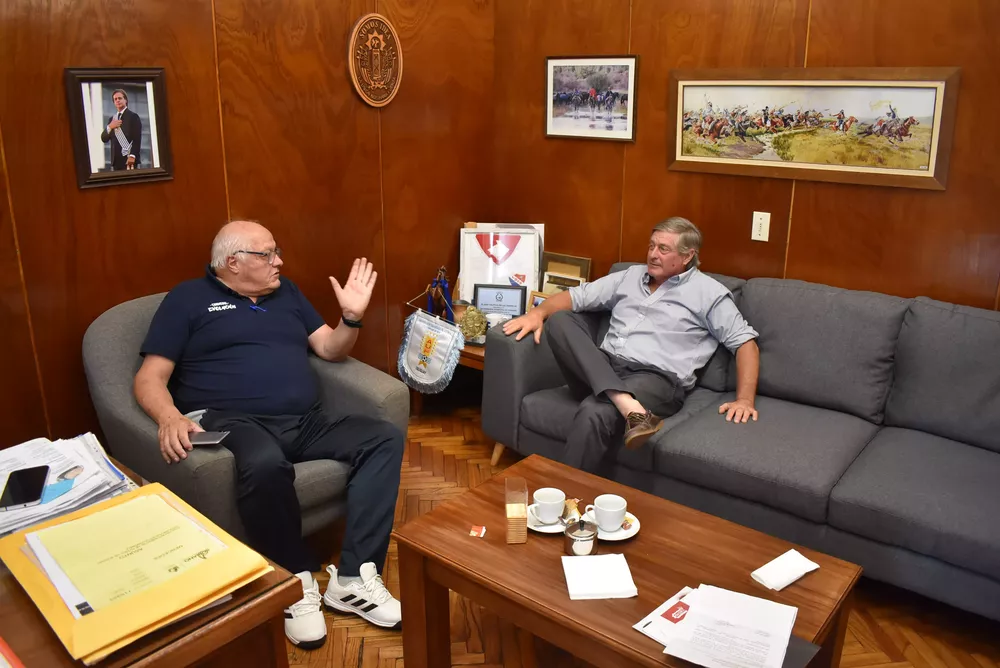 Besozzi con Luis Matosas