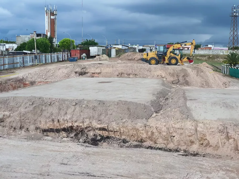 obras del CDM - bases para piscinas 1