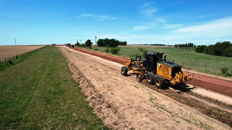 obras caminos acceso Perseverano y Castillo - 7