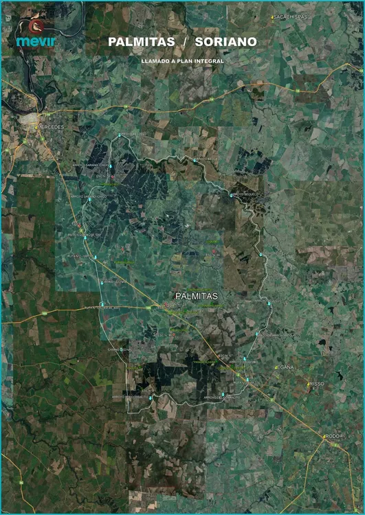 MAPA PALMITAS LLAMADO MEVIR AGOSTO 2023