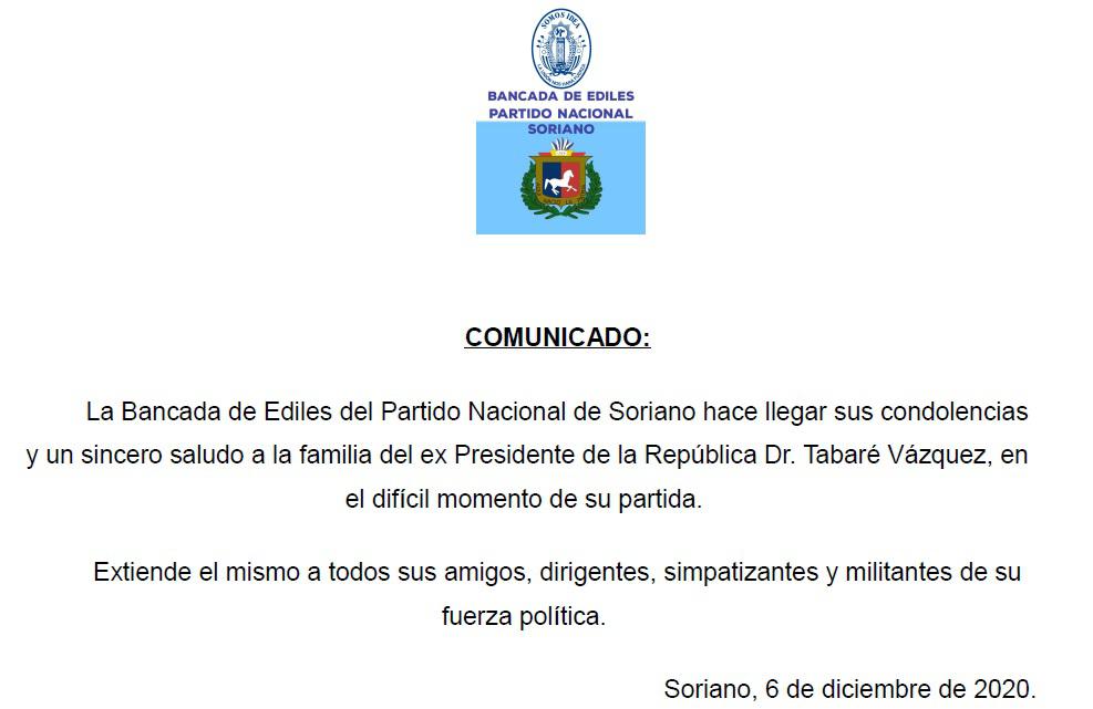 COMUNICADO junta
