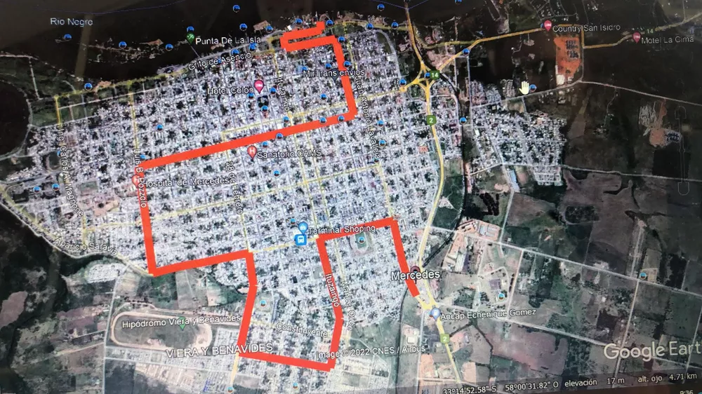 recorrido caravana remeros