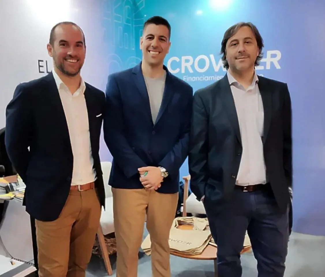 crowder 3 co fundadores Mateo Infantozzi, Guillermo Rodríguez y Andrés Piccardo