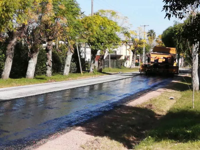 Villa Soriano - culminan obras de pavimentación 3