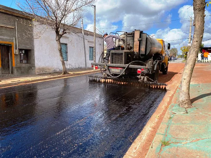 Obras repavimentación zona Este de Mercedes - 6