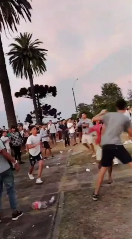 pelea rambla tras baile 