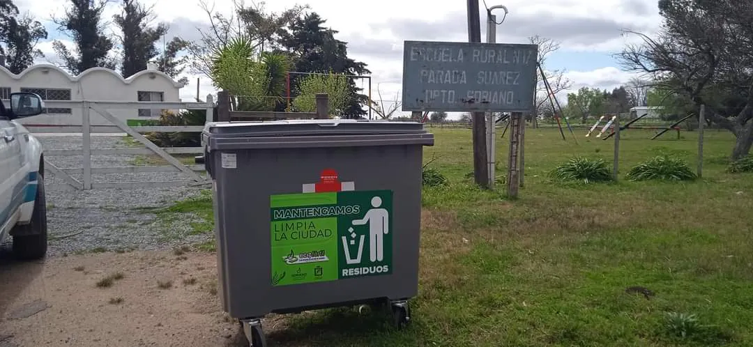 instalan contenedores en escuelas rurales 1