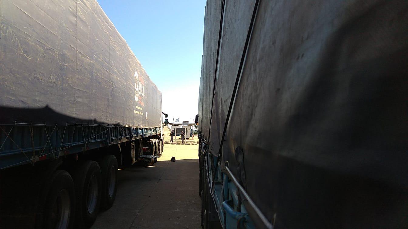 `Puente San Martín bloqueado por transportistas 2412343