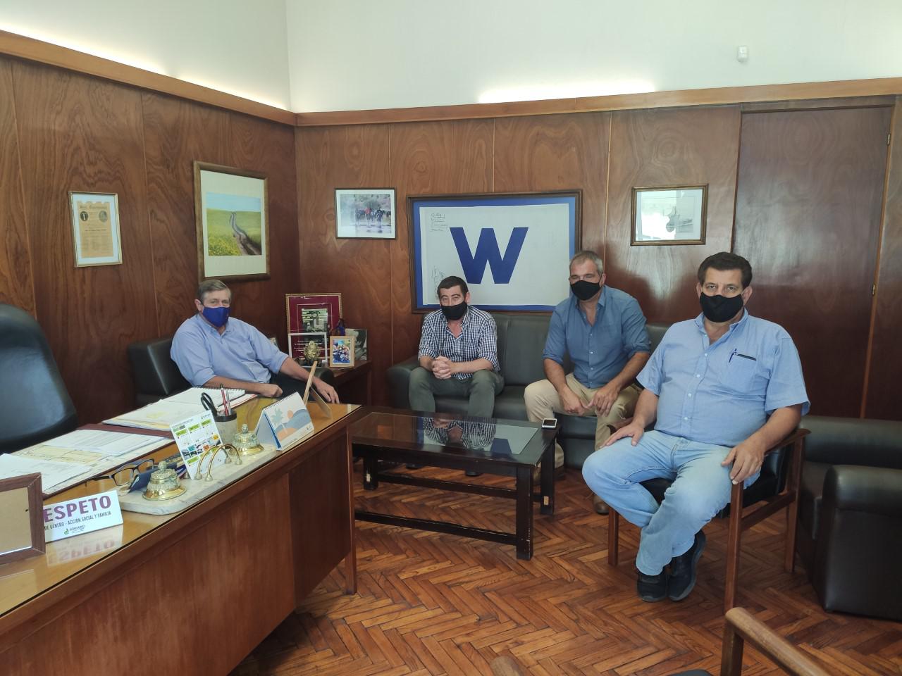 thumbnail_Besozzi se reunió con el Presidente de La Junta Raul Bruno y con el Director General de Transporte Fluvial y Marítimo, Andrés Juri
