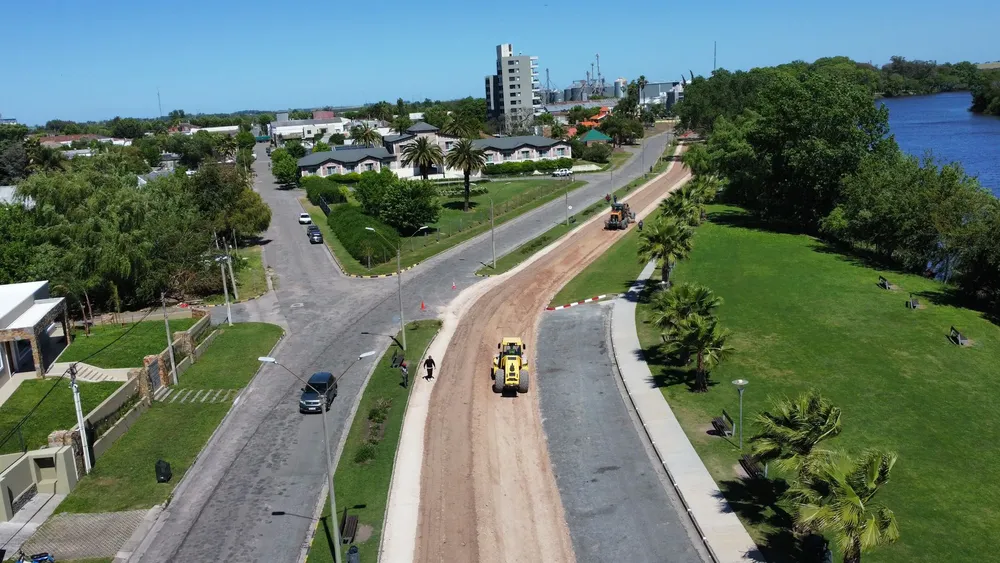 inicio obras costanera de Dolores - 1- 