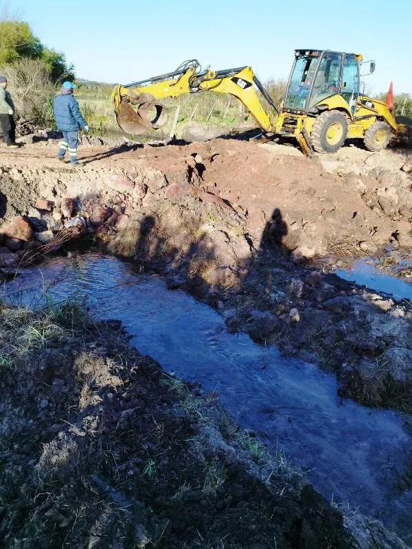 corte en camino a Sacachispas por obras en alcantarilla