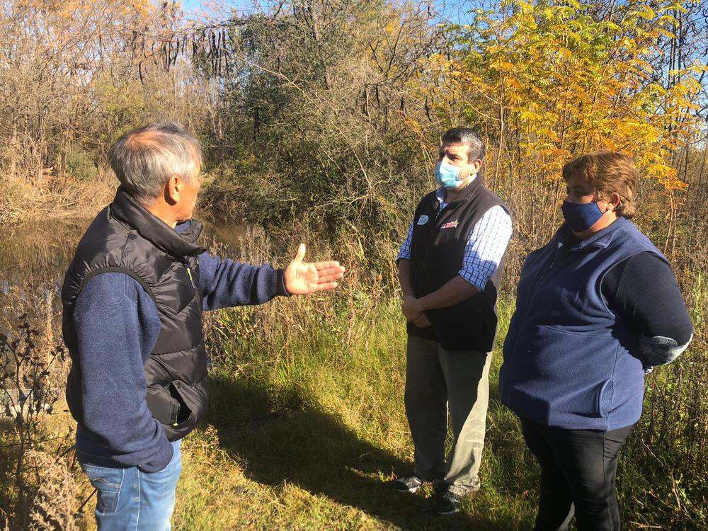 director de Higiene en zona de arroyo Dacá