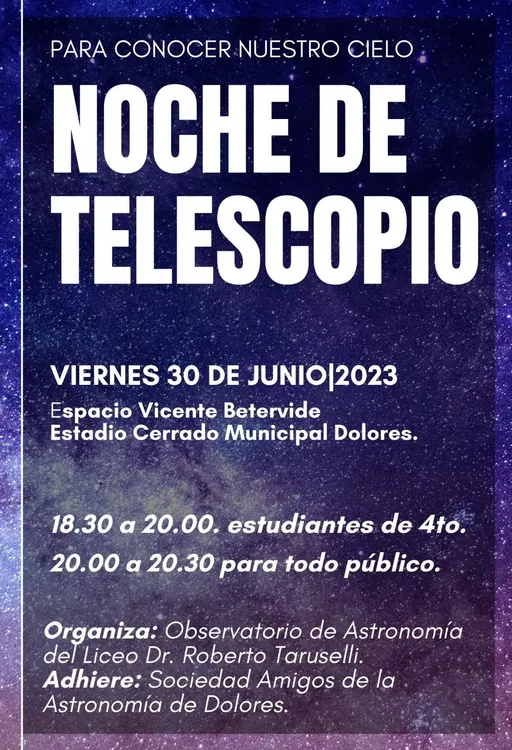 noche de telescopio
