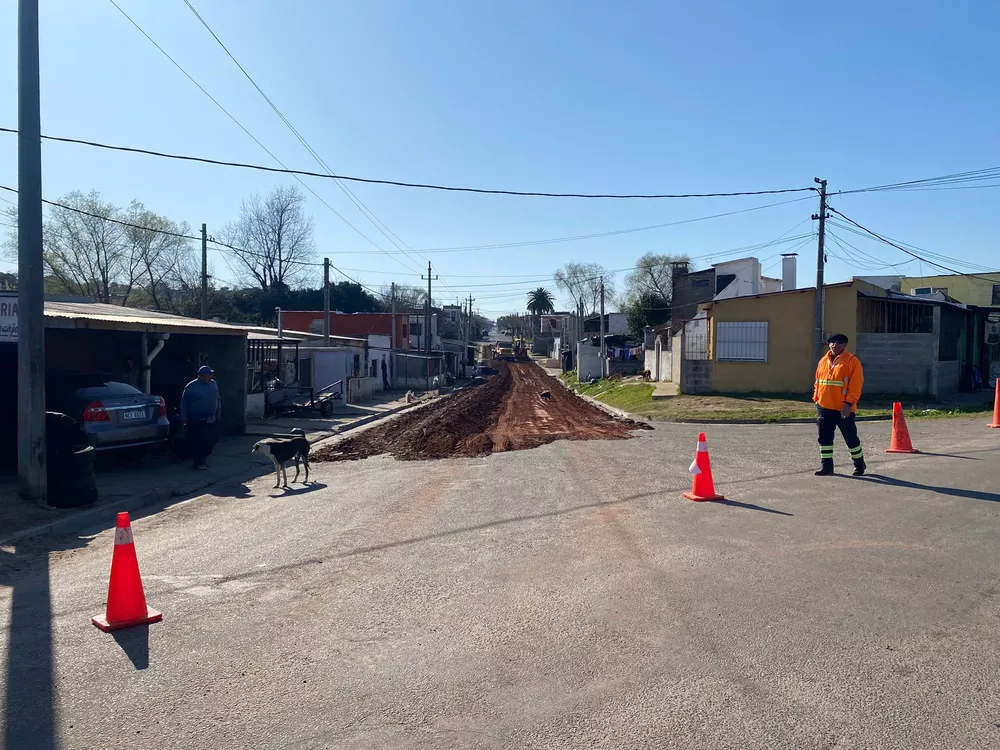 obras asfaltado Bo. Cerro - escarificado de calles 7