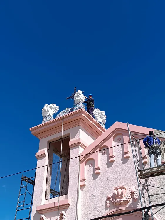 capilla Santa Rosa de Lima - preparativos Día patrimonio 4