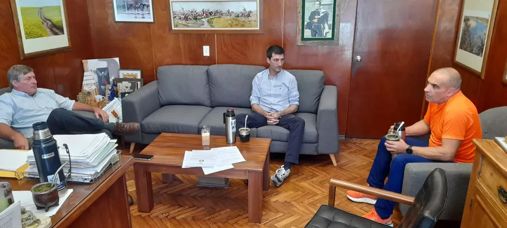 Besozzi con Rodney Cuestas