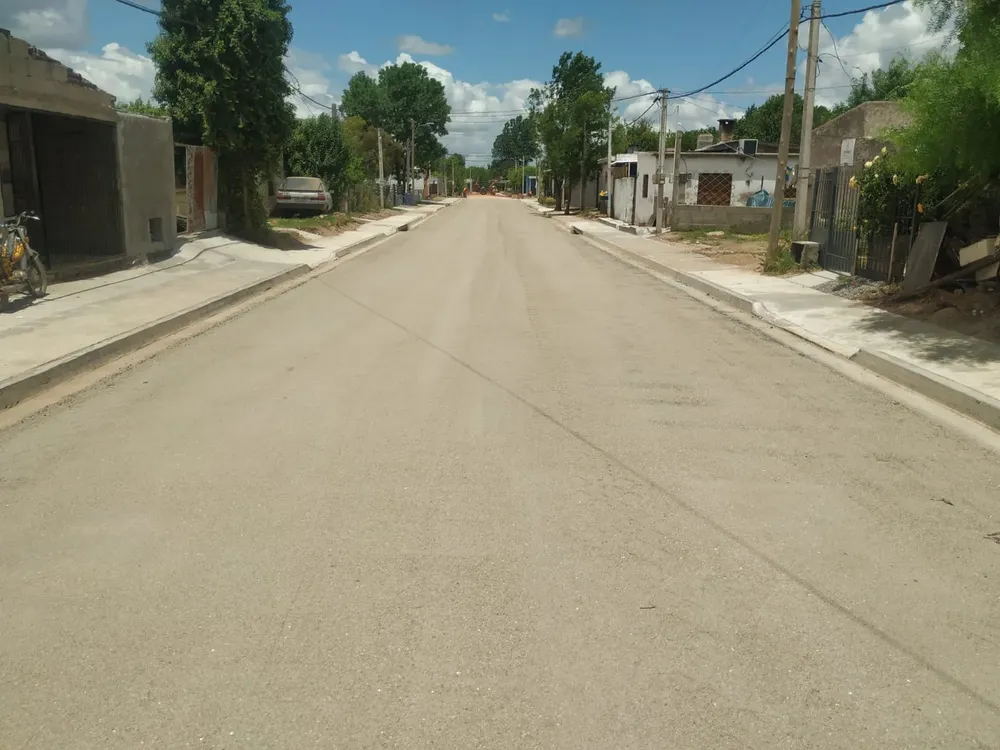 DESPUES de obras de mejoramiento urbano