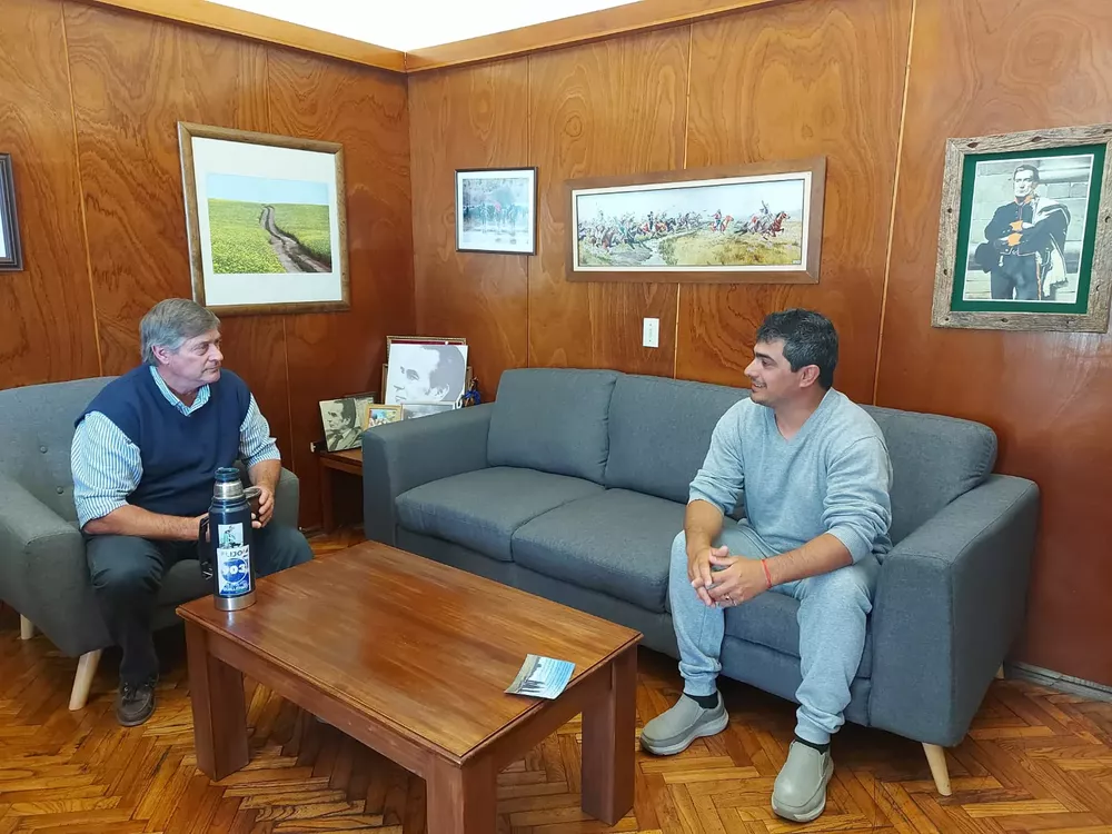 Besozzi con Rúben Prieto