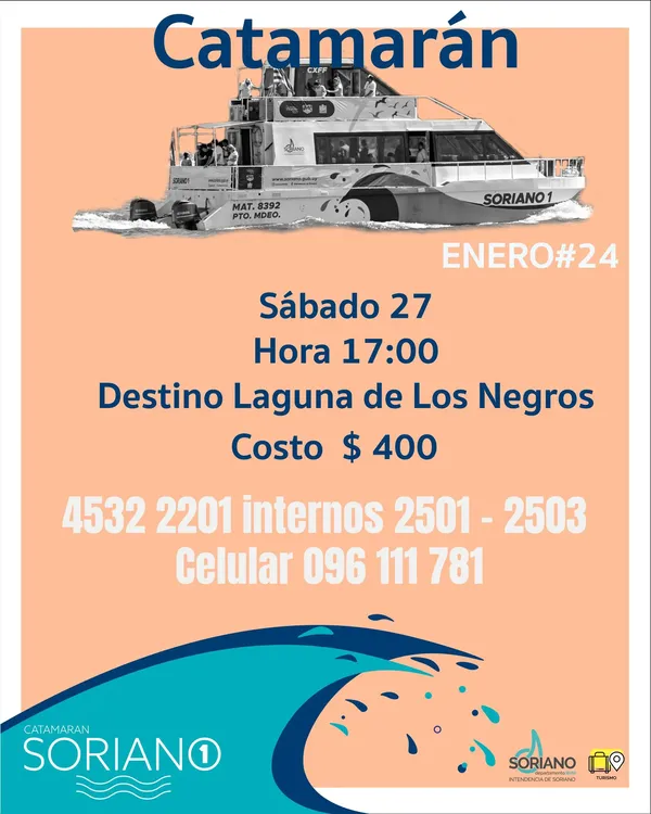 Catamarán sábado 27