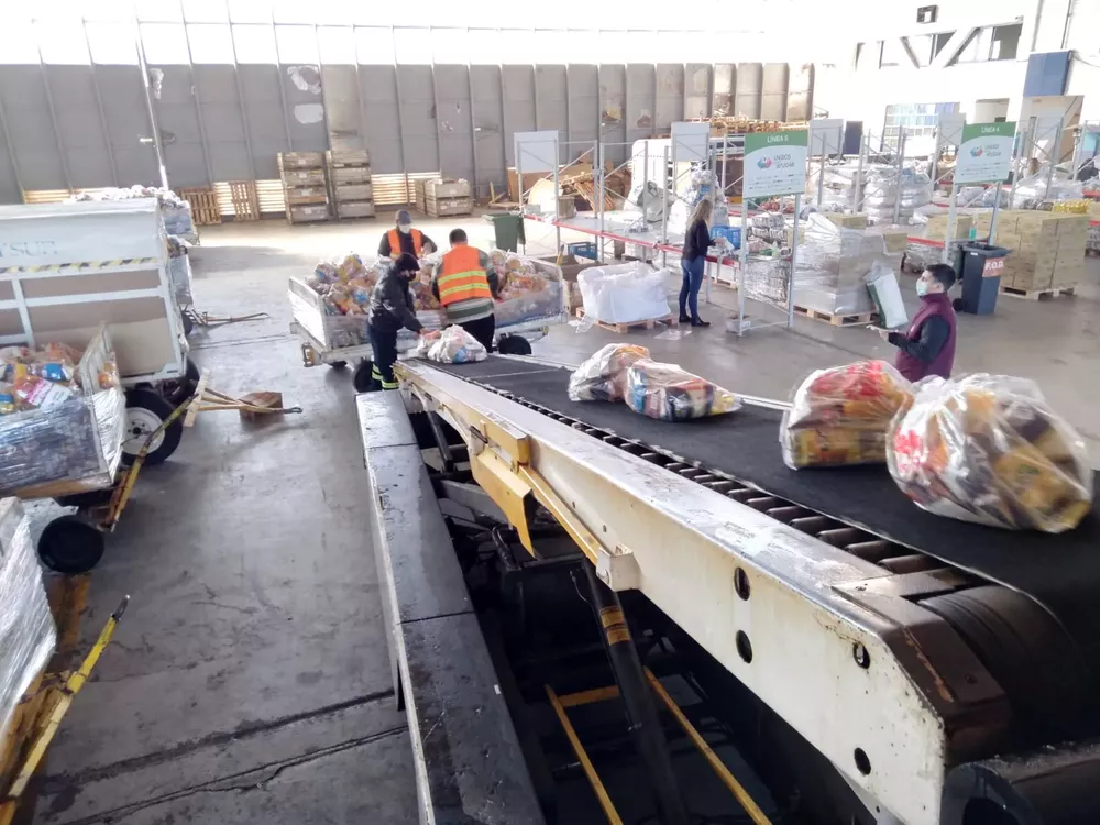 Recepción de canastas de Unidos para ayudar 2