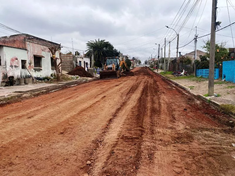 obras pavimentación calle Ferrería