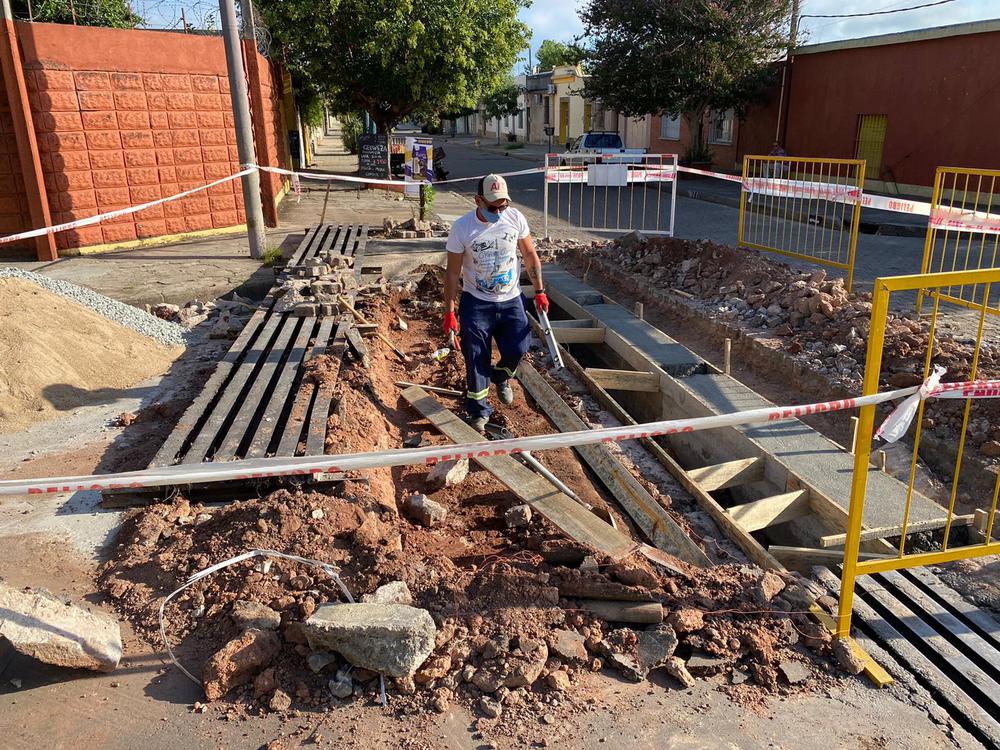 reparación alcantarilla Ansina y Gomensoro 2