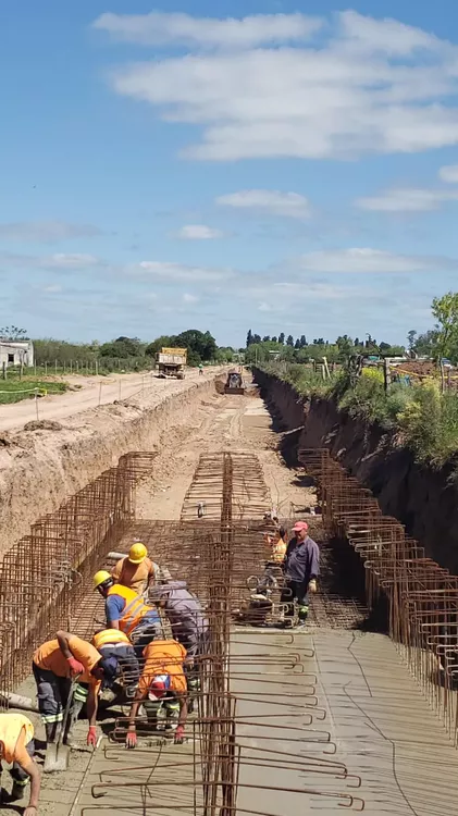 obra mega colector en Bo. San Lorenzo Dolores 2