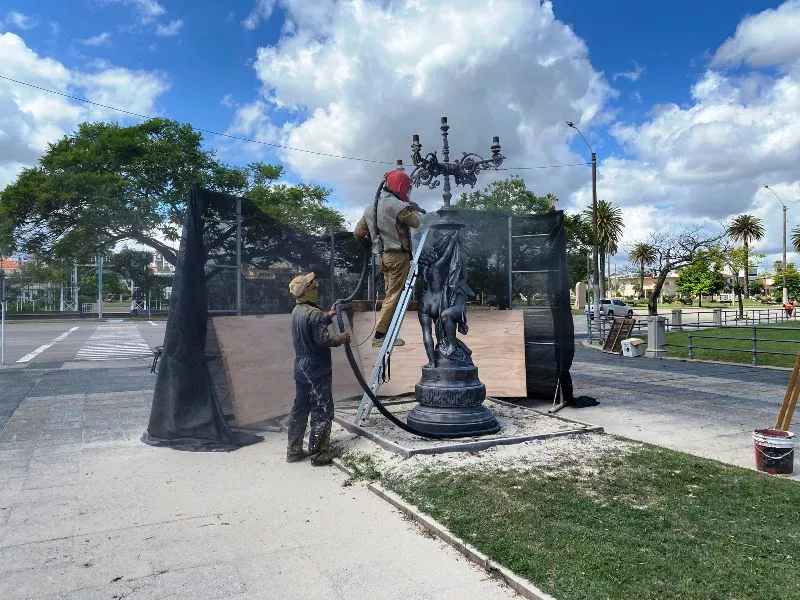 zona costera - arenado escultura 1