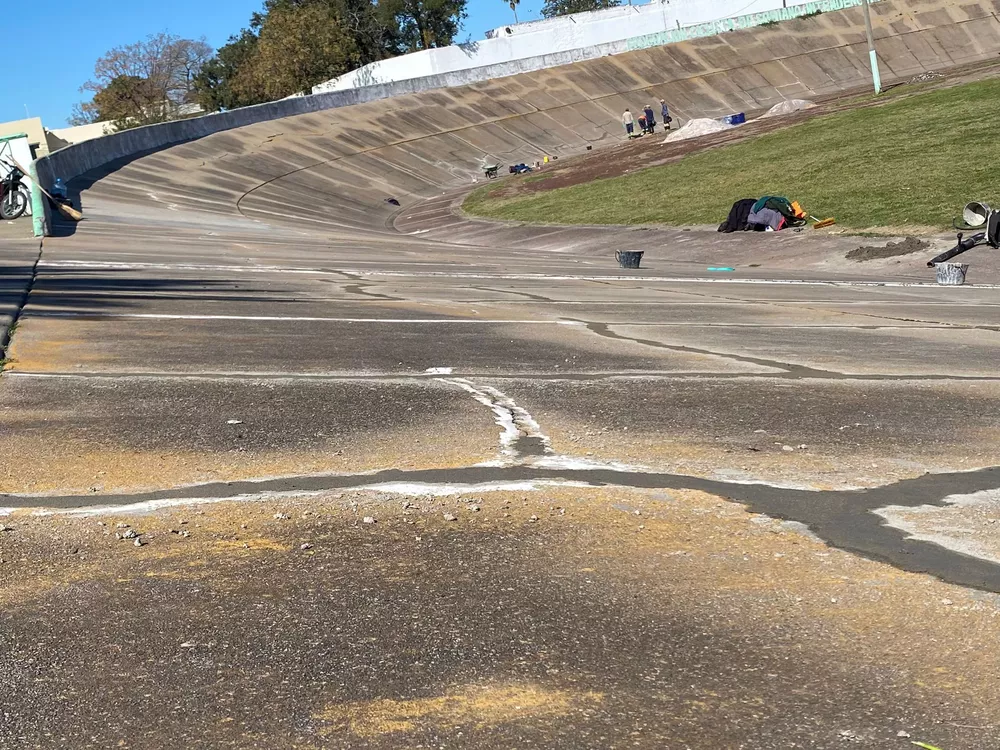 pista velódromo reparaciones 4