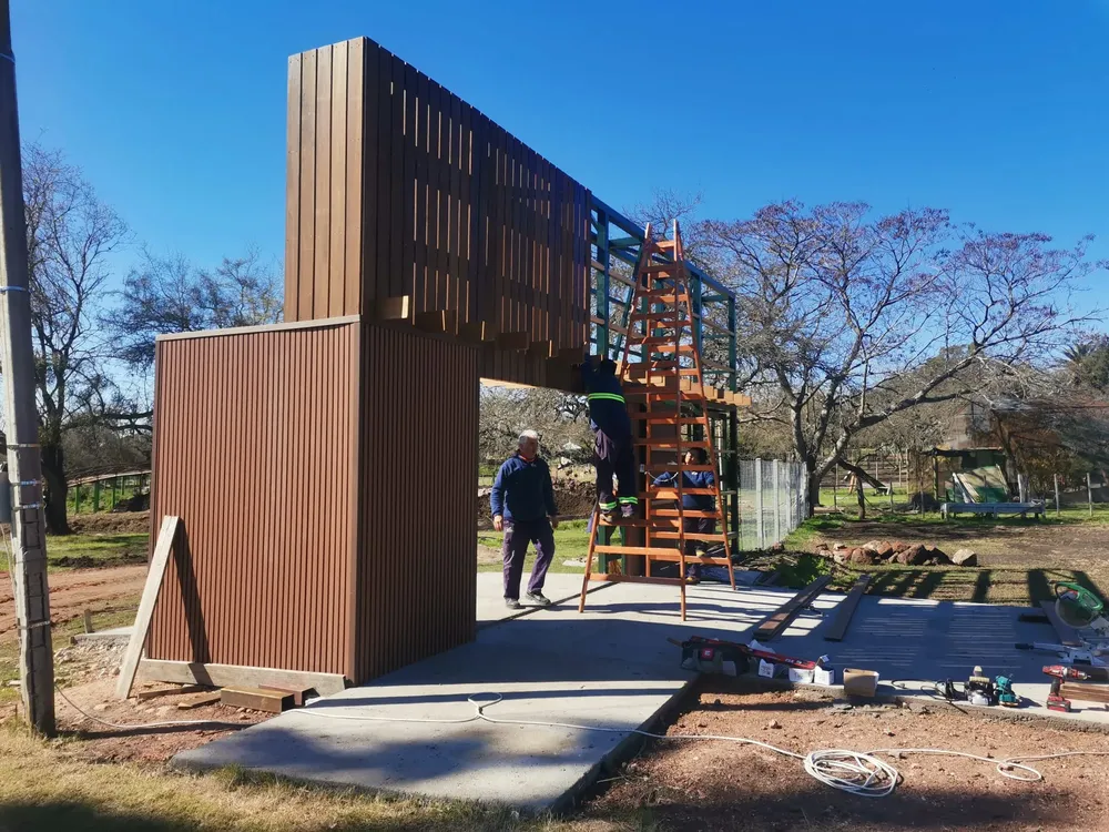 obras acceso nuevo Zoo Mauá - 1