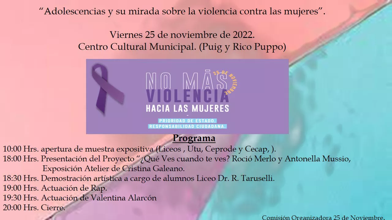 no mas violencia hacia las mujeres en dolores