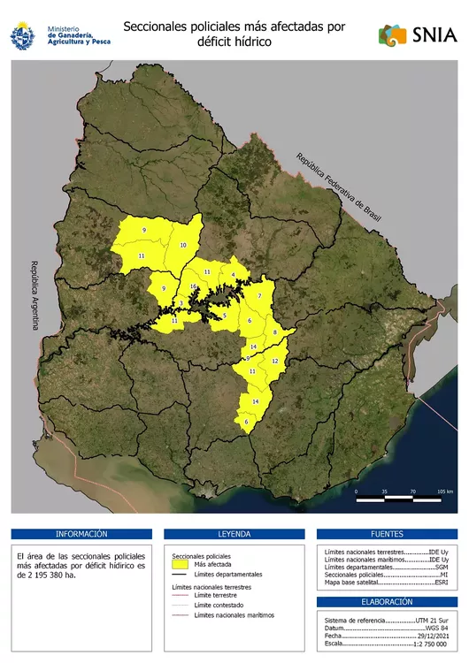 emergencia agropecuaria