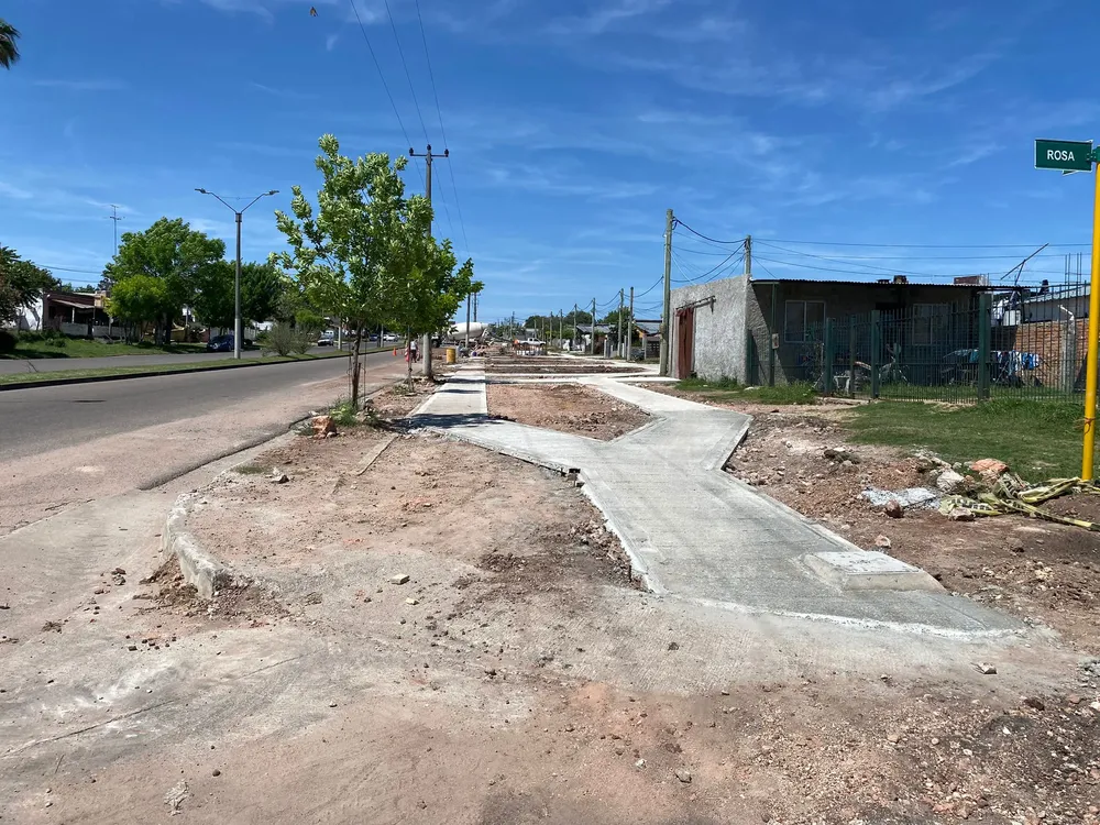 avance de obras acceso Br. Viera y Benavídez - 7