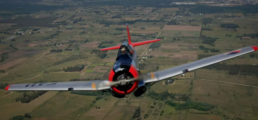TEXAN avion desfile