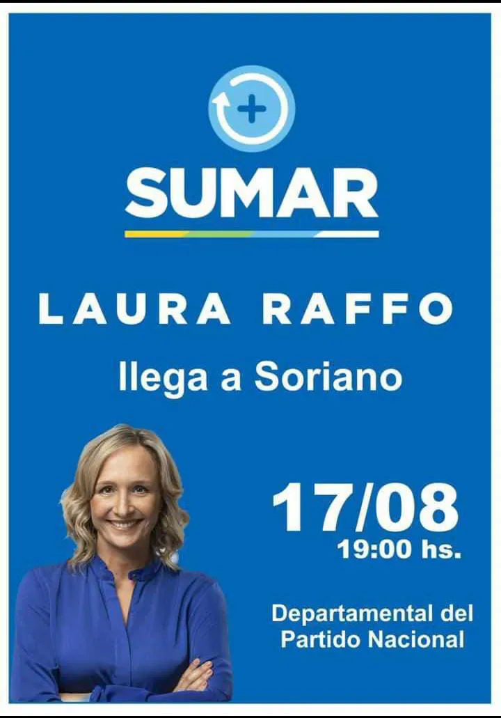 Laura Raffo en Soriano - agosto 2023