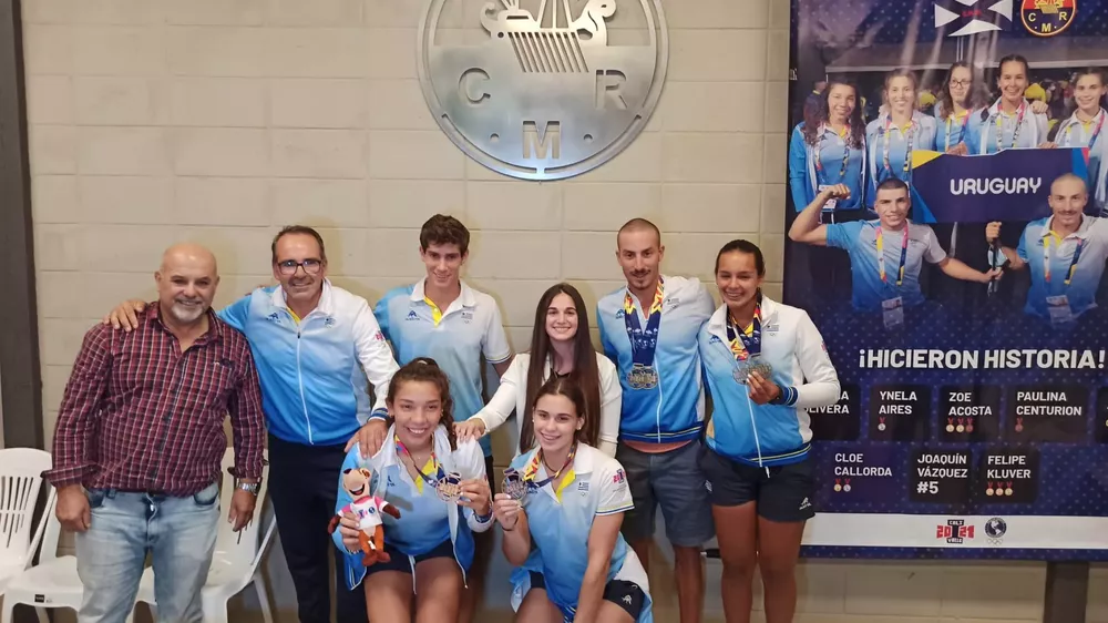 recibimiento a remeros tras Panamericano 1