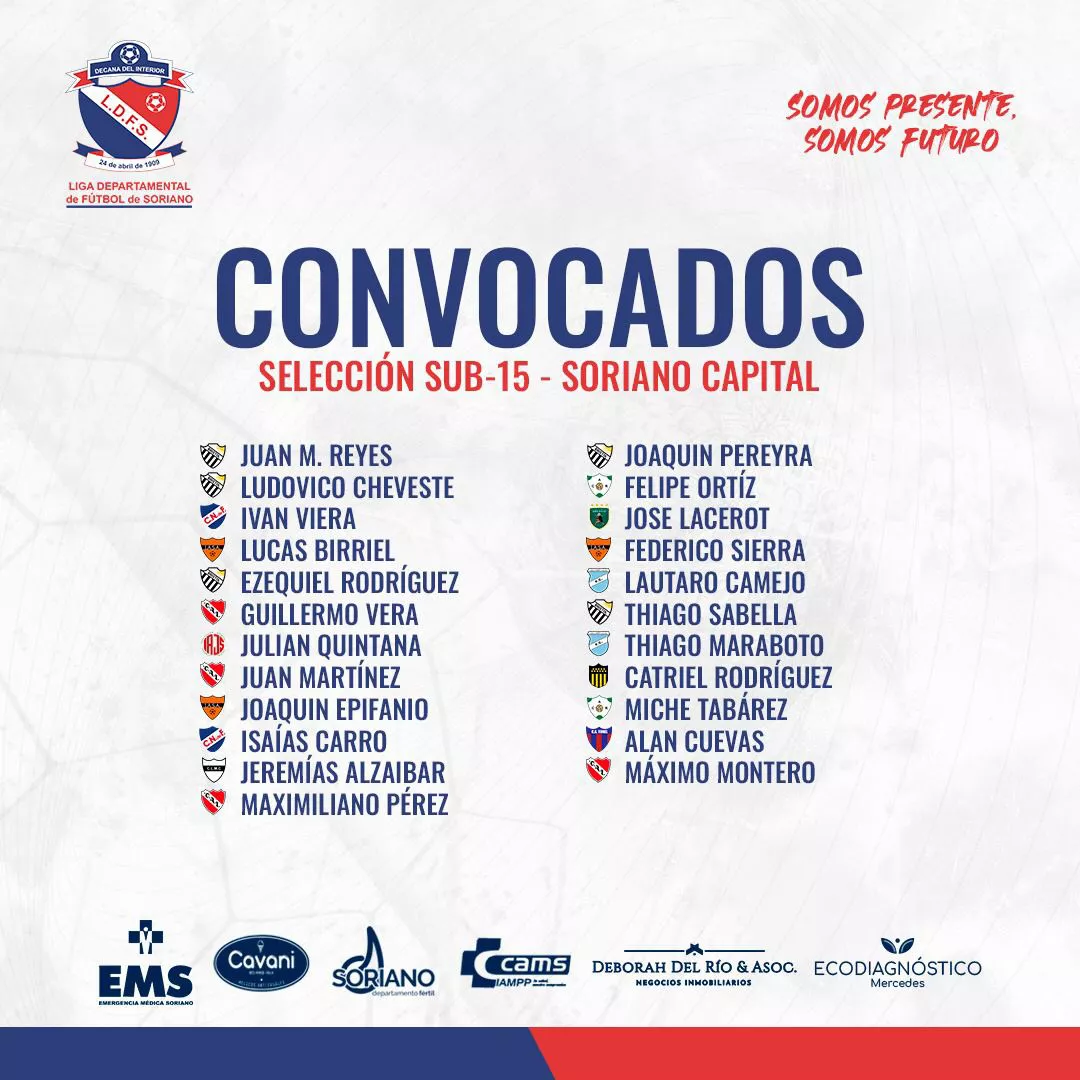 convocados sub 15