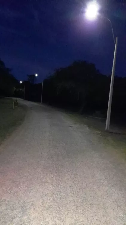 extensión alumbrado parque Mauá