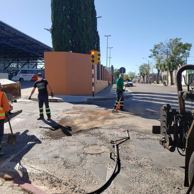 reanudan obras - mantenimiento de pavimentos 5