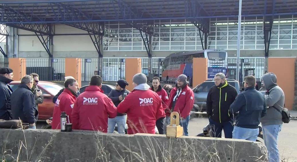 Trabajadores del transporte movilizados