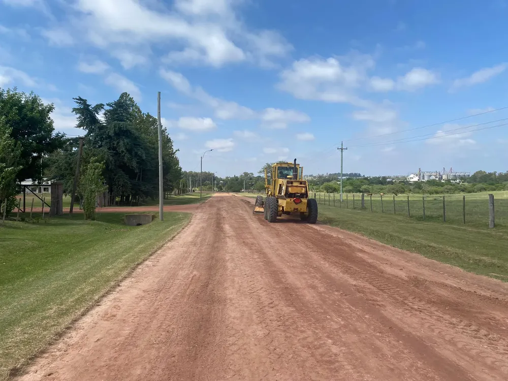 obras caminería barrio PAMER - 3