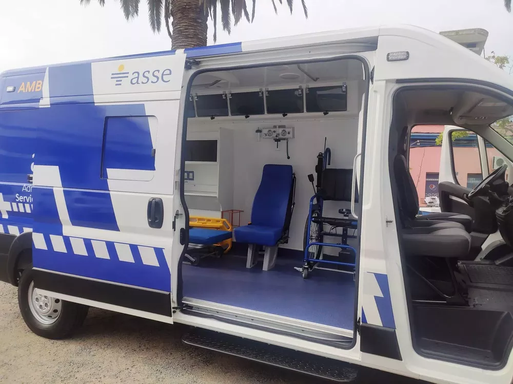 nueva ambulancia en hospital de Mercedes
