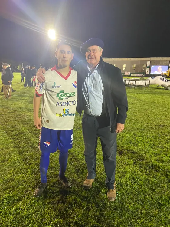 Besozzi en festejos de la selección de Soriano - 2