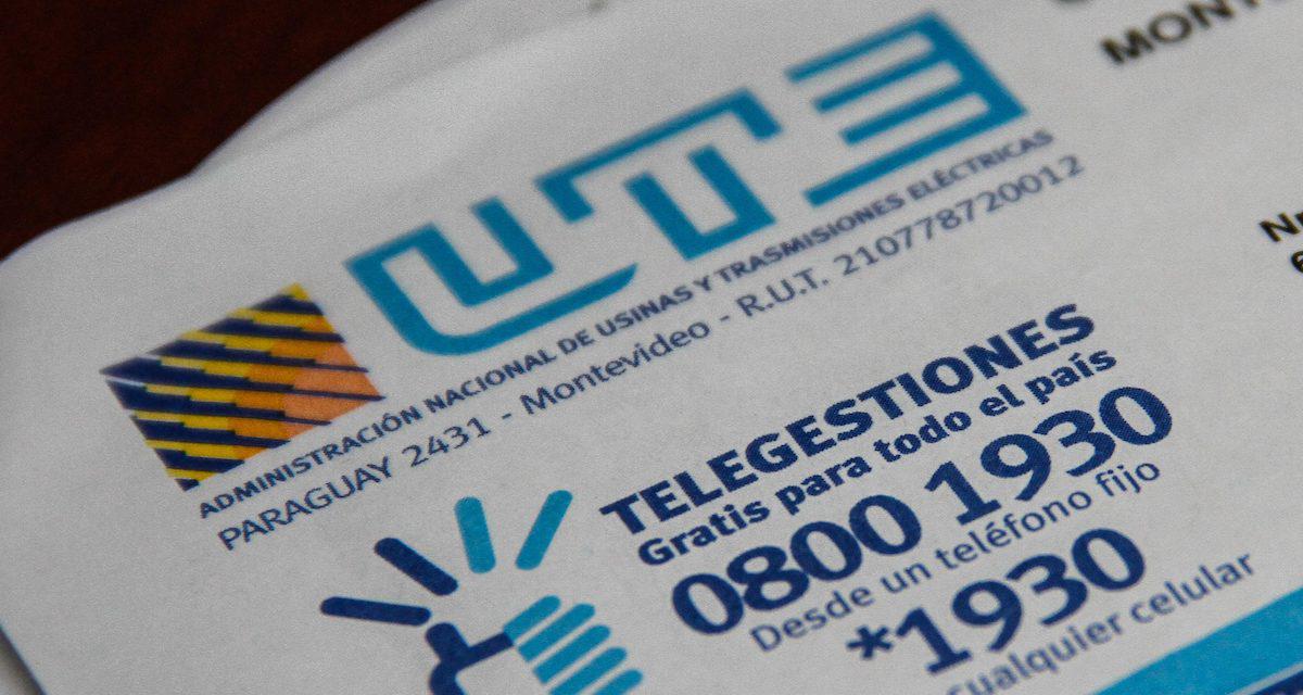 UTE ente energéctico factura