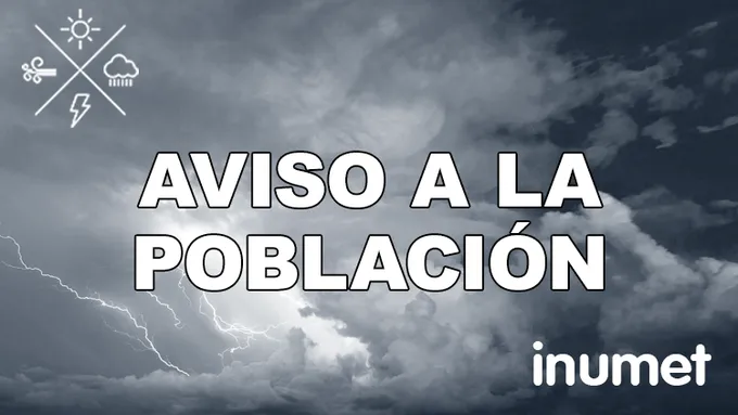 aviso a la poblacion inumet =