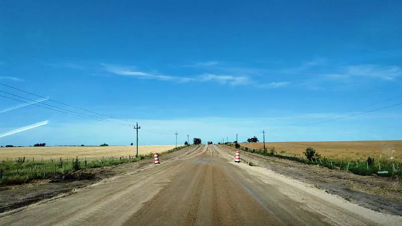 obras camino acceso a Risso 1