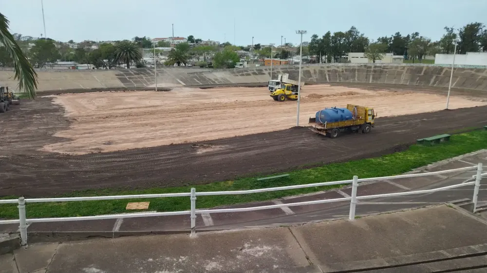 velódromo - obras cancha fútbol - 2