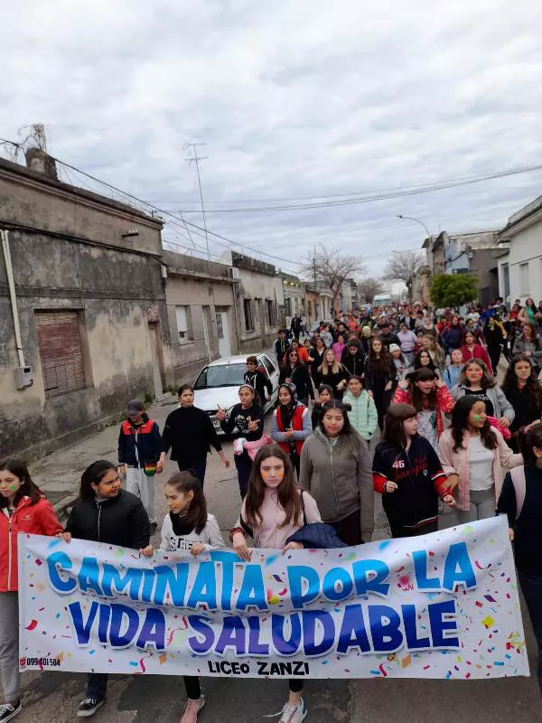 caminata por la vida saludable
