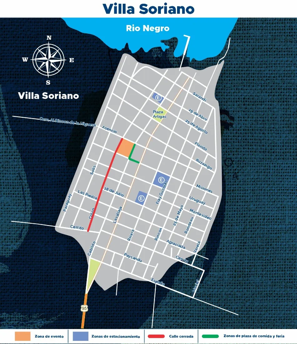 Villa Soriano - cortes y estacionamientos